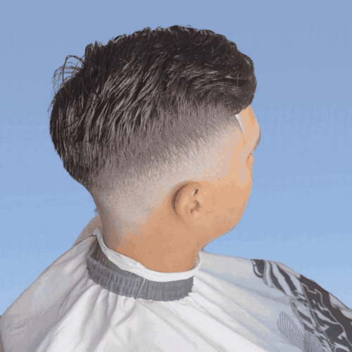 GIF showing different haircuts by Donaldo